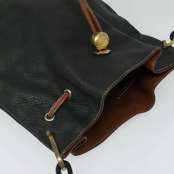 GUCCI Shoulder Bag Leather Black Auth 139755 - Picture 7 of 16